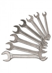 Набор ключей рожковых 6-32мм SPARTA хромированные (12 предметов)