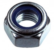 Гайка шестигранная М6 DIN 985 со стопорным кольцом (1000 шт/2,4 кг)